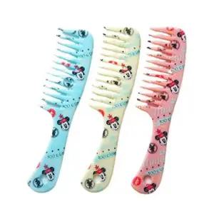 빗 미니마우스 심플 도끼빗 랜덤배송 소 머리빗 참빗 접이식 휴대용빗 1p