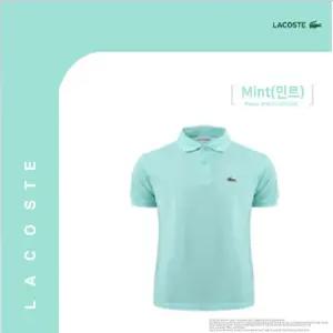 라코스테 슬림핏 반팔티 PK 여름 컬러풀 20수 반팔카라티 PH7937