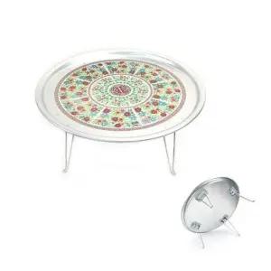 접이식밥상 접이식 양은 시골밥상 왕왕대(3~4인용)