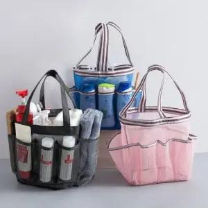 목욕가방 포켓메쉬목욕가방 수영장비치백 물빠짐 메쉬 그물가방