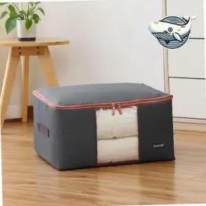 다용도 수납 정리함 중 그레이 패브릭 리빙