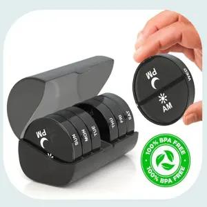 (힘찬)일주일 요일 휴대용 약통 알케이스 영양제보관 보관함 보관통 약함 파우치 케이스 정리함 가정용구급