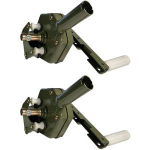 UYGLAXY 2PCS 온실 측벽 수동 필름 롤업 핸드 크랭크 윈치 환기 농업용