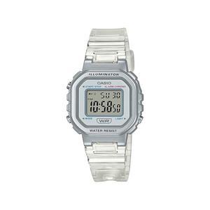 [미국배송] 카시오 LA20WH 시리즈 | 여성용 디지털 시계 방수 기능 LED 조명 자동 캘린더 날짜 표시 1/100 SEC 스톱워치 정기 시간 유지(HR MIN SEC PM 날짜 요일) 5년 배팅