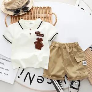 초코쿠키 아동 카라반팔티 반바지 상하복세트 205814