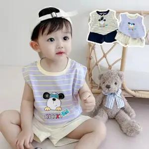 몽키나시 아동 민소매 반바지 상하복세트 205797