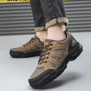 남성 경량 트레킹 스포티 디테일 아웃도어 스니커즈