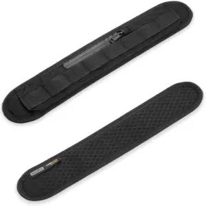 택티컬_긱 TGBelt2 어깨끈 패드 쿠션 지퍼 포켓이 있는 범용 교체 탈착식 백팩 스트랩 패드(코듀라-블랙)