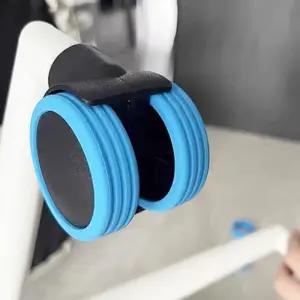 10개세트 캐리어 의자 바퀴커버 무소음 고무 휠커버 보호 충격방지 4P