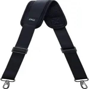 어깨끈 ZINZ 57인치 패딩 조절 가능한 어깨 가방 끈 교체용 D-링 (B02K01)