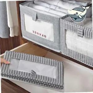 접이식 수납함 편리한 수건 정리함 리빙 수납