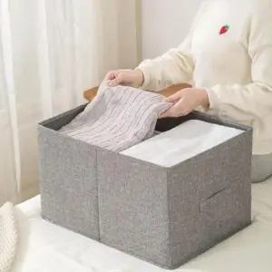 패브릭 옷 장난감 정리함 수납함 접이식 리빙박스