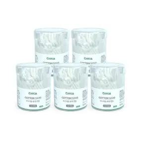 이지앤 부드러운 뾰족 면봉 120P(원통)-5개 EUY