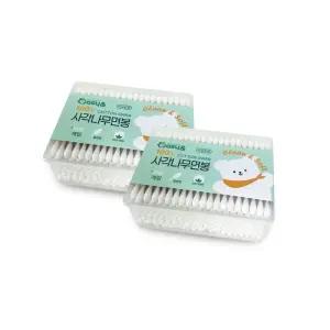 이지앤 사각면봉 200P(사각)-2개 DEO