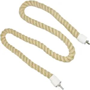 42인치 천연 로프(일반) - 유연한 구부릴 수 있는 클라이밍 로프 농어 케이지 액세서리 장난감 슈가