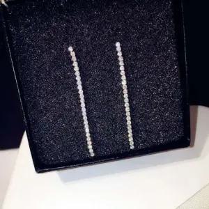 다이아 데일리 여성 롱 드롭 귀걸이 예쁜귀걸이 패션귀걸이