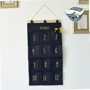 벽걸이 수납 정리 주머니 북유럽 스타일 패브릭