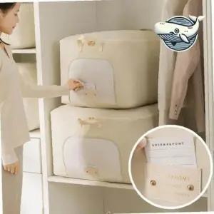 부드러운 수납박스 다용도 의류 보관함 이불