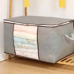 이불보관 이불가방 부직포 대 회색 파우치 겨울패딩