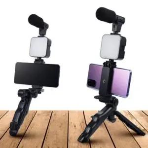 방송 스마트폰 짐벌 비디오 촬영 장비 키트 삼각대