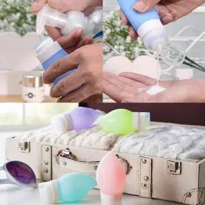 [비케이엠_62]실리콘 밀폐 물방울공병75ml 용기  샴푸