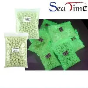 낚시공구 야광낚시구슬 원형단단구슬 발광 벌크 채비 500개 7mm