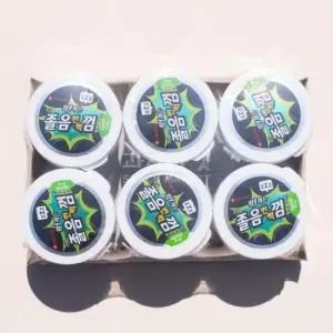 롯데 롯데제과 졸음번쩍껌 용기 6입 87g