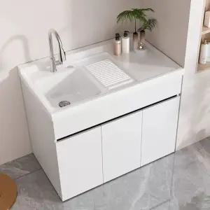 애벌빨래 싱크대 하부장 개수대 왼쪽 세면대 교체 0cm 사무실 원룸