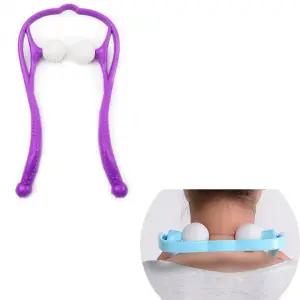 뒷목 지압 롤러 마사지 목 근육 이완 지압기 마사지기 지압 뒷목 목풀기