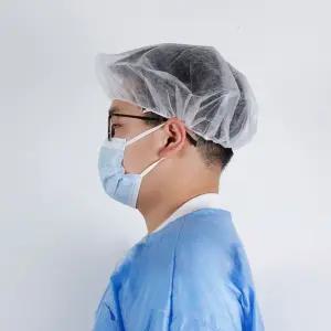 일회용 라운드 위생 부직포 캡 모자 100개입 DD-11145