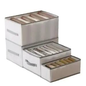 칸칸이 정리함 옷정리트레이 바지 수건 정리함