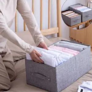 패브릭 옷정리 의류 장난감 리빙박스 수납박스 정리