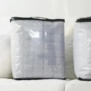 이불가방 이불 수납함 보관팩 이불함 투명 소형