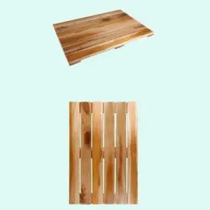 화장실나무발판 욕실 원목 발판 화장실 현관 나무매트 베란다100-50