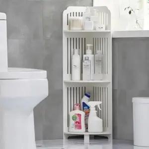 화장실선반 욕실 화장실 코너 틈새 선반 욕실장 수납장 정리대