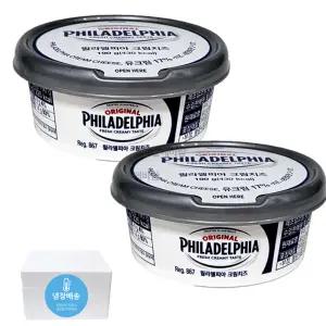 필라델피아 크림치즈 190g X 2개 베이글크림치즈