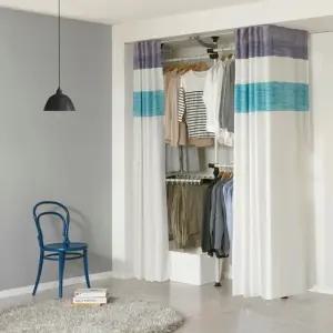 뉴 프리미엄드레스룸(완전밀폐형)-3p(바지걸이형)(논시스루커튼)