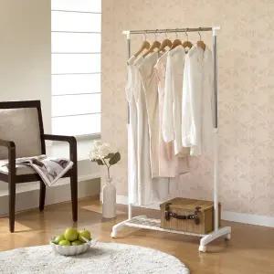 프라임 화이트 싱글 이동식행거