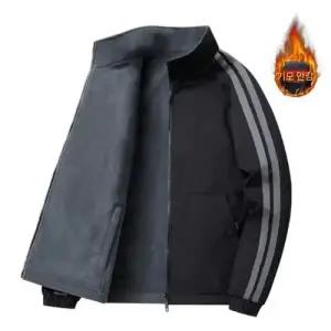 남친 추동 캐주얼 데일리 바람막이와 보온 점퍼 코트 양면 스포츠 야상 자켓 기모 두툼함 커플 야상사파리