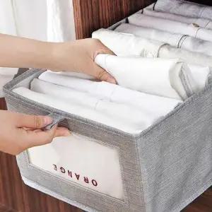 오픈형 패브릭 정리함 수납 리빙박스 옷정리 언더베드