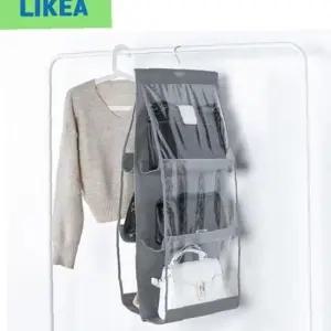 가방전용 6칸 페브릭 걸이형 틈새수납 정리함 수납함