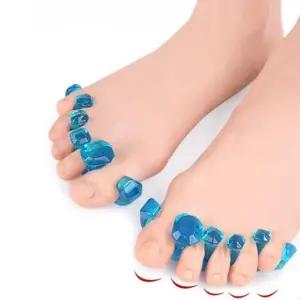 편안한 발가락 패드 분리형 발톱 사이 쿠션 실리콘 보호대 벌리기 커버 패디 큐어