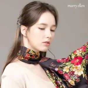 크리스마스선물 메리엘렌 Lasiatica 고급실크 스카프 90CM