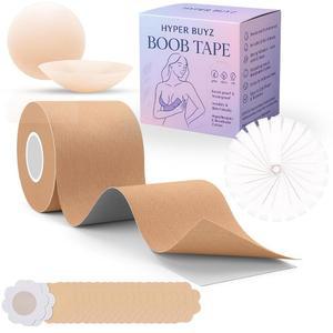 가슴 테이프 키트 | 여성용 리프팅 접착 피부에 안전한 브라 테이프, 지지 저자극성, 보이지 않는 등 없는 스트랩 상의 및 드레스용