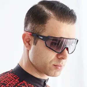 [맥다이나믹스]아웃도어 싸이클용 와이드 변색 자전거고글 / 와이드 변색레드