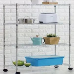 메탈 선반 메탈랙 진열대 보관대 수납정리대 600 4단