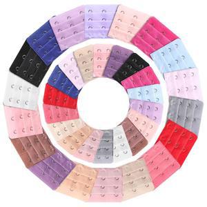 EBOOT 36피스 브라 익스텐더 브래지어 익스텐션 후크, 2개 및 3개 18가지 색상