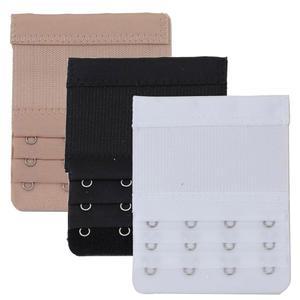 Sukmazz 브라 스트랩 익스텐더, 여성용 엘라스틱 익스텐더 세트, 6피스, 스킨, 화이트, 블랙