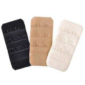 신유엘린 2 후크 브라 익스텐더: 브라에 쉽게 부착하여 체중 증가, 임신 및 출산 시 밴드 크기를 증가시킵니다. 3팩(흰색, 베이지색, 검은색)