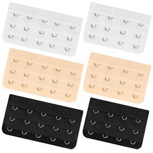 여성용 메게카 6팩 브라 익스텐더, 3열 및 4후크 조절식 백 밴드 스테인리스 스틸 면 소재의 편안한 익스텐더로 플러스 사이즈, 임신, 스포츠용